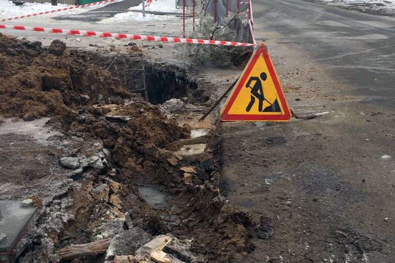 ООО «Теплоэнерго+» сообщает о проведении аварийно-восстановительных работ на сетях теплоснабжения и горячего водоснабжения на ул. Гагарина.