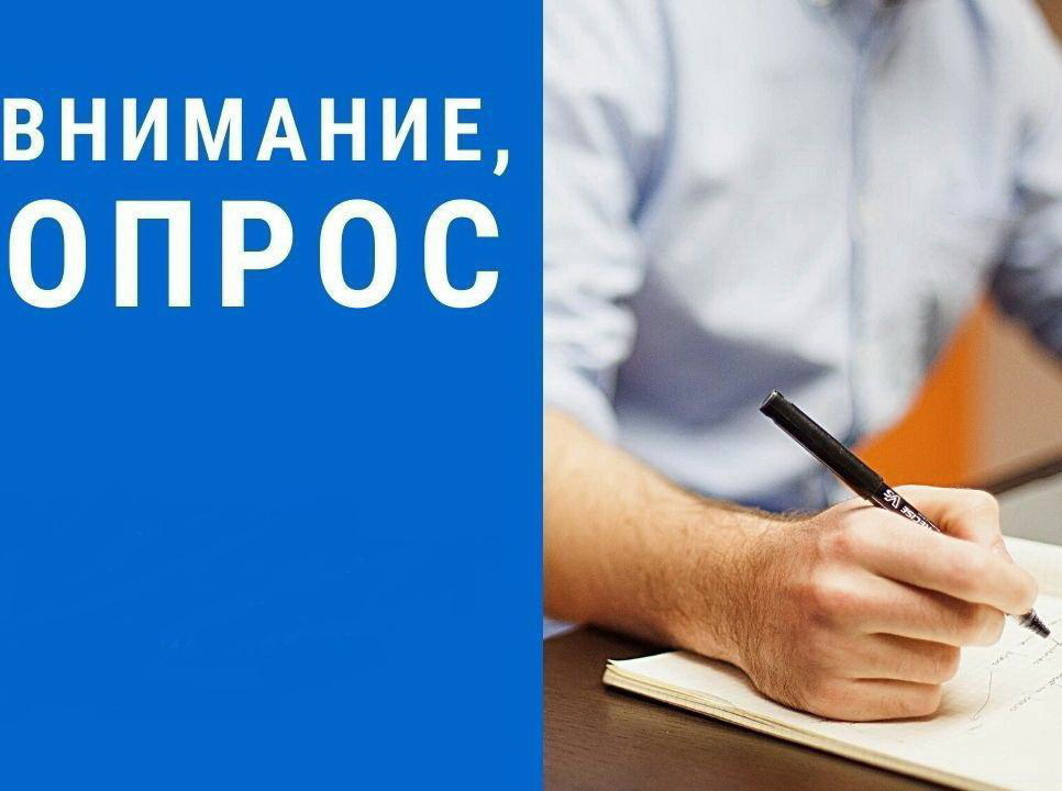 Опрос населения и субъектов бизнеса.