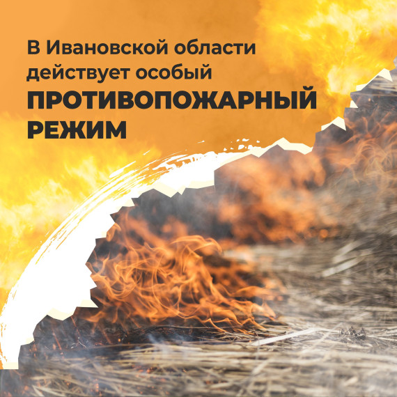 С 25 апреля в Ивановской области введен особый противопожарный режим. С 25 апреля в Ивановской области введен особый противопожарный режим.